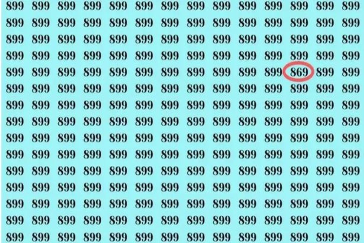 หมายเลขหนึ่งแตกต่างจากหมายเลขที่เหลือ