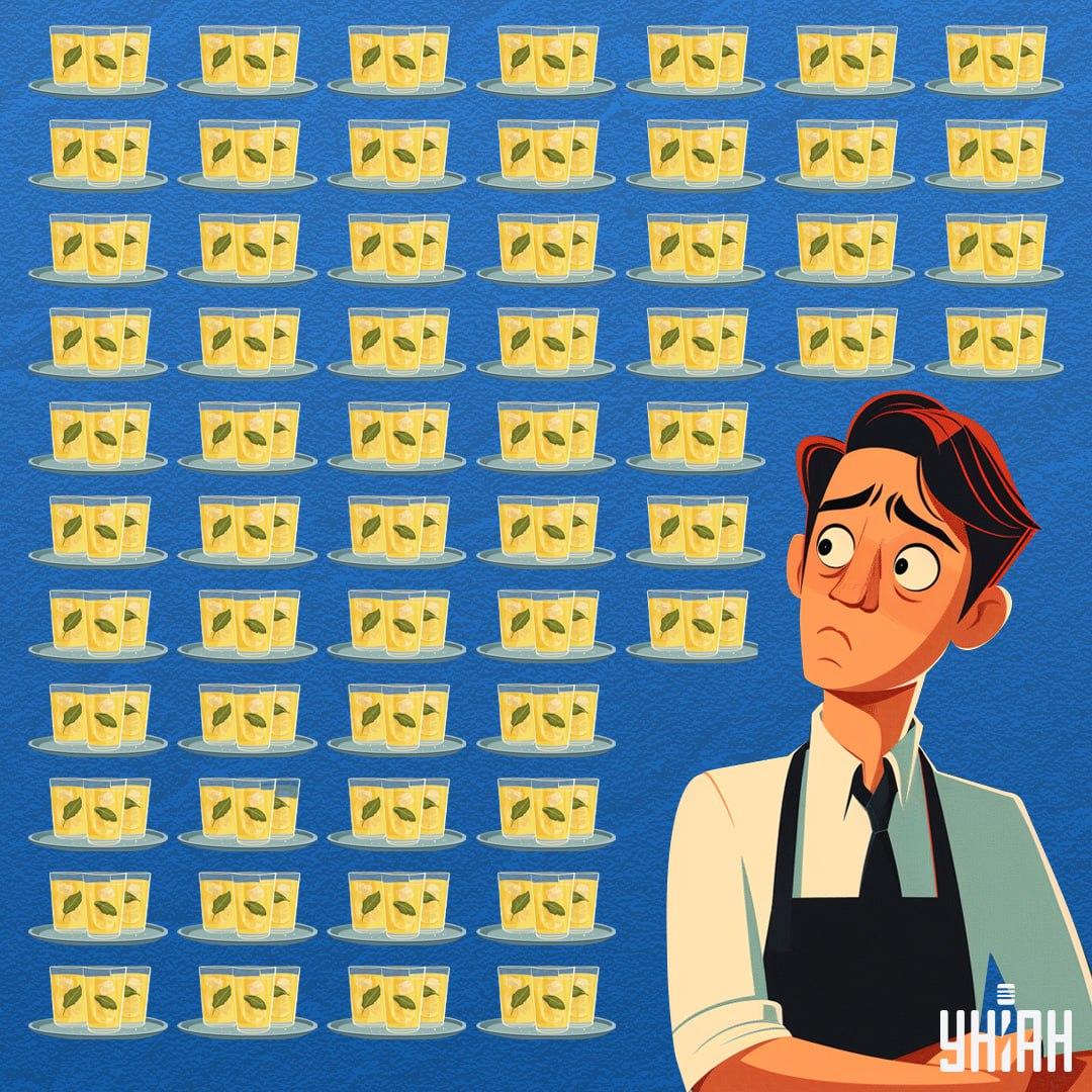 หาแก้วที่มีน้ำมะนาวน้อยกว่าภาชนะอื่นๆ / คอลลาจ Moje