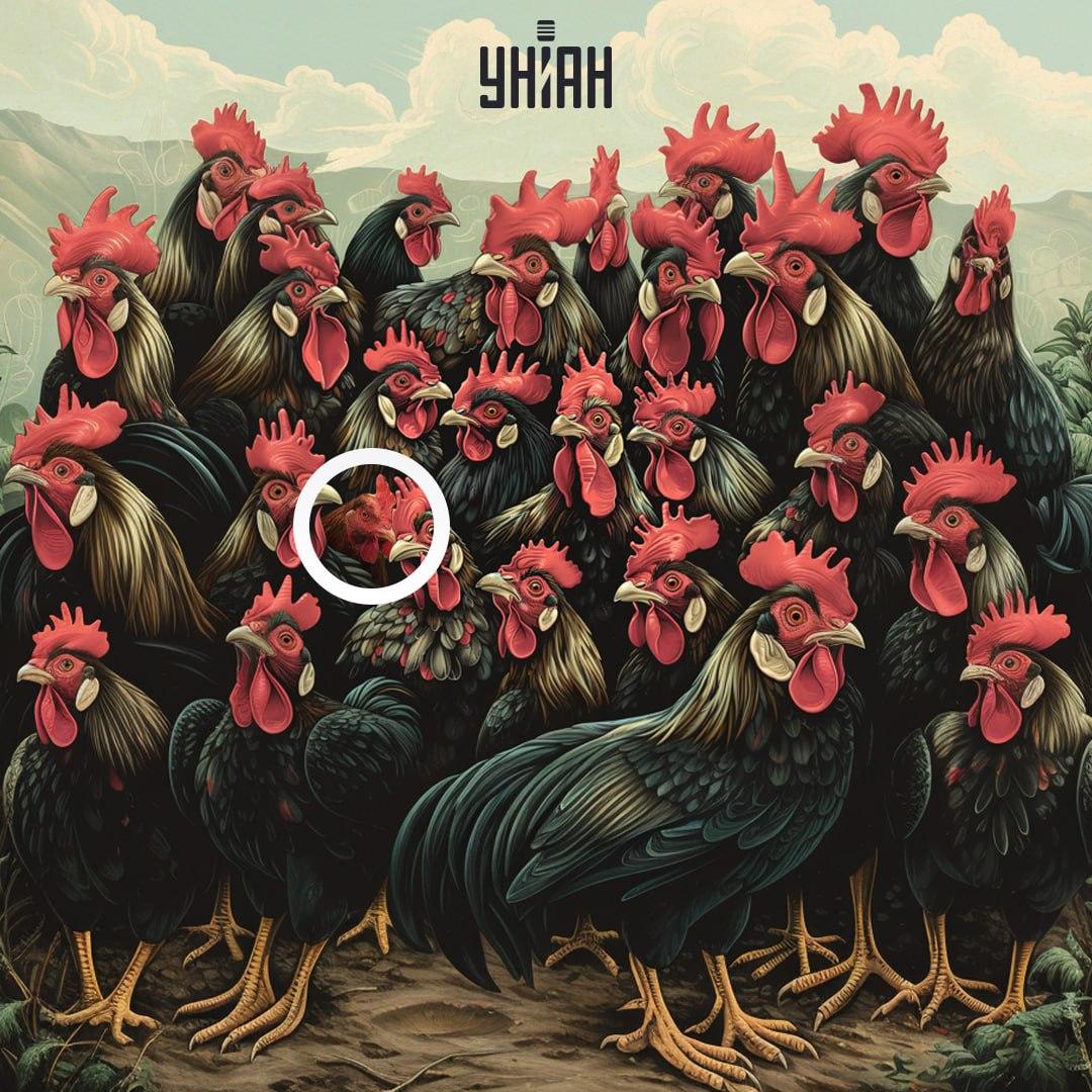 หวีของไก่ไม่เหมือนกับหวีของไก่ / ภาพตัดปะ Moje