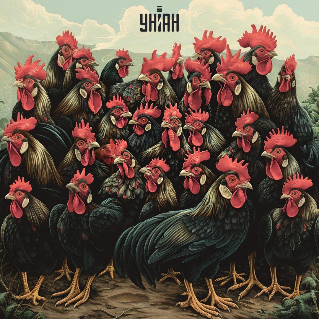 ค้นหาไก่ด้วยปริศนาภาพทันเวลา / ภาพตัดปะ Moje