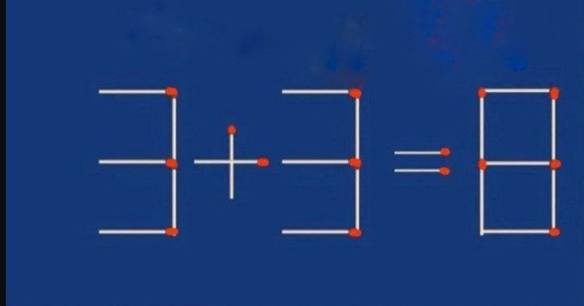 ปริศนาสำหรับเด็กที่มีไม้ขีดซึ่งไม่ใช่ผู้ใหญ่ทุกคนจะแก้ได้